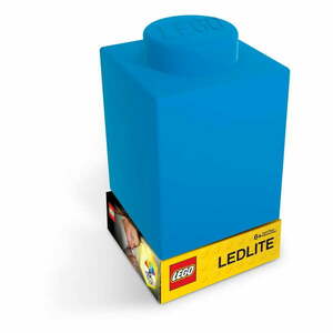 Niebieska silikonowa lampka nocna LEGO® Classic Brick obraz