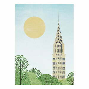 Plakat 30x40 cm Chrysler Building – Travelposter obraz