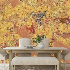 Samoprzylepna tapeta abstrakcja w stylu G. Klimta obraz