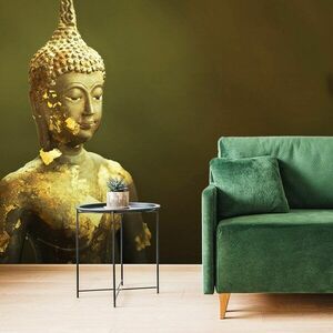 Samoprzylepna tapeta Budda i jego odbicie obraz