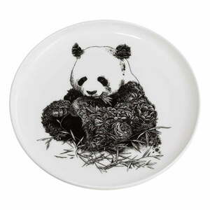 Biały porcelanowy talerz Maxwell & Williams Marini Ferlazzo Panda, ø 20 cm obraz