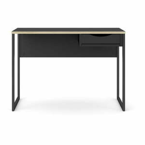 Czarne biurko Tvilum Function Plus, 110 x 48 cm obraz
