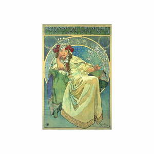 Reprodukcja obrazu Alfonsa Muchy Princess Hyazin – Fedkolor, 40x60 cm obraz