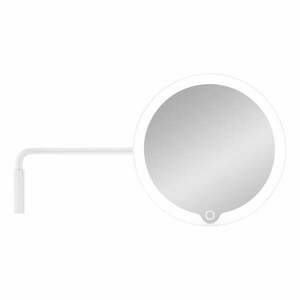 Białe ścienne lusterko kosmetyczne z podświetleniem LED Blomus Modo obraz