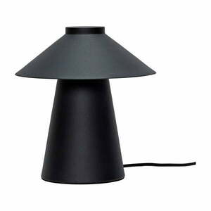 Czarna metalowa lampa stołowa Chipper – Hübsch obraz