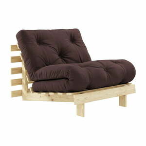 Fotel rozkładany Karup Design Roots Raw/Brown obraz