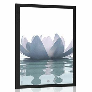Plakat kwiat lotosu obraz