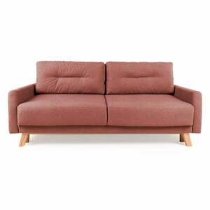 Różowa sofa rozkładana Bonami Selection Pop obraz