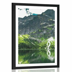 Plakat z passe-partout Morskie oko w Tatrach obraz