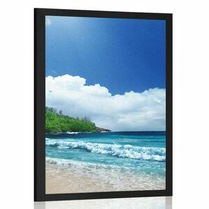 Plakat plaża na Seszelach obraz