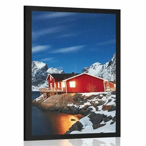 Plakat krajobraz w Norwegii obraz