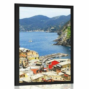 Plakat piękne wybrzeże Włoch obraz