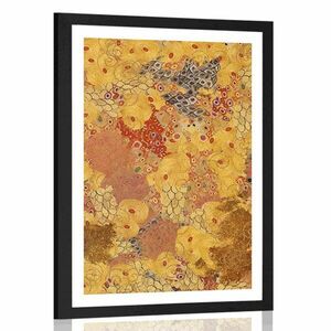 Plakat z passe-partout abstrakcja w stylu G. Klimt obraz
