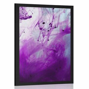 Plakat magiczna fioletowa abstrakcja obraz
