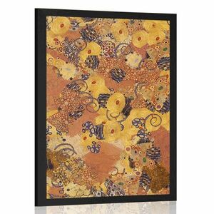 Plakat abstrakcja inspirowana G. Klimt obraz