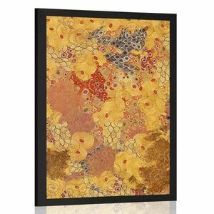 Plakat abstrakcja w stylu G. Klimta obraz