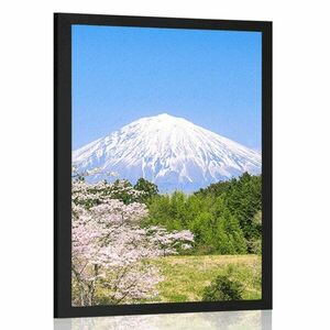 Plakat wulkan Fuji obraz