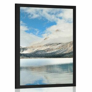 Plakat piękne górskie jezioro obraz