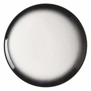 Biało-czarny ceramiczny talerz deserowy Maxwell & Williams Caviar, ø 20 cm obraz