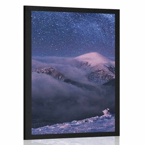 Plakat zimowy krajobraz obraz