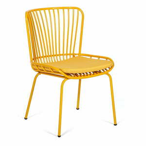 Zestaw 2 żółtych krzeseł ogrodowych Bonami Selection Rimini obraz