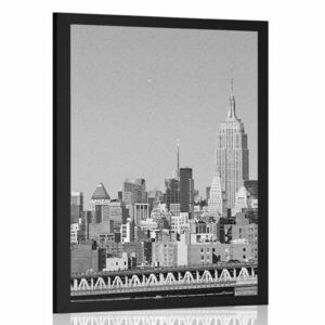 Plakat magiczny Nowy Jork w czerni i bieli obraz