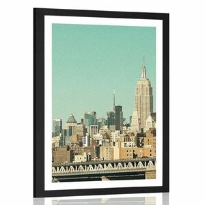 Plakat z passe-partout magiczny Nowy Jork obraz
