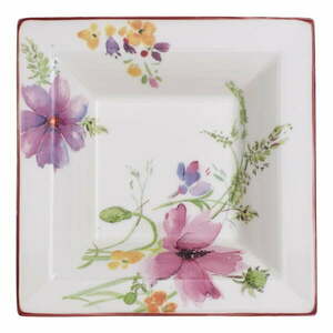 Prostokątna porcelanowa miska z motywem kwiatów Villeroy & Boch Mariefleur Gifts obraz