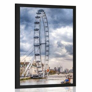 Plakat wyjątkowy Londyn i Tamiza obraz