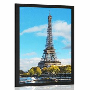 Plakat cudowna panorama Paryża obraz