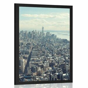 Plakat widok na urokliwe centrum Nowego Jorku obraz