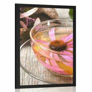 Plakat filiżanka herbaty ziołowej obraz