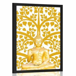 Plakat Budda z drzewem życia obraz