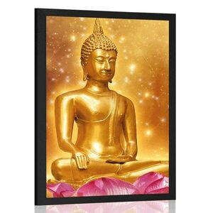 Plakat złoty Budda obraz