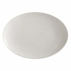 Biały porcelanowy talerz Maxwell & Williams Basic, 30x22 cm obraz