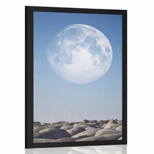 Plakat kamienie w świetle księżyca obraz