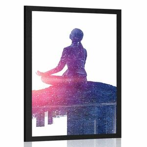Plakat medytacja kobiety obraz