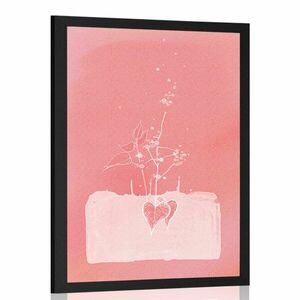 Plakat różowy urok kwiatu obraz