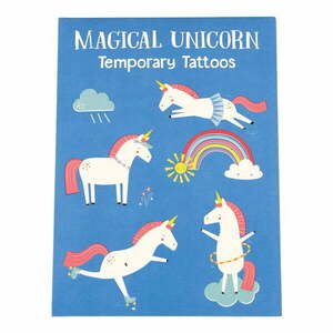 Zestaw 2 arkuszy ze zmywalnymi tatuażami Rex London Magical Unicorn obraz