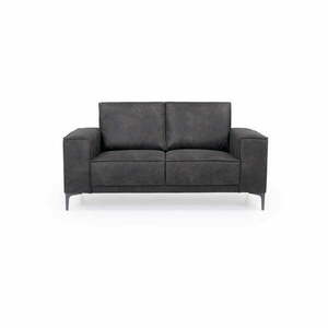 Antracytowa sofa z imitacji skóry 164 cm Copenhagen – Scandic obraz