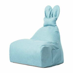 Niebieski worek do siedzenia dla dzieci The Brooklyn Kids Funny Bunny obraz