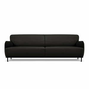 Czarna skórzana sofa Windsor & Co Sofas Neso, 235x90 cm obraz