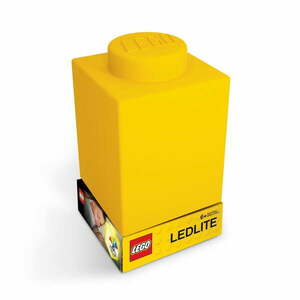 Żółta silikonowa lampka nocna LEGO® Classic Brick obraz