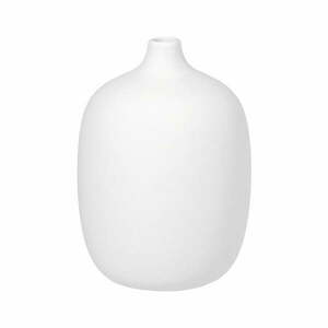 Biały ceramiczny wazon Blomus, wys. 18, 5 cm obraz