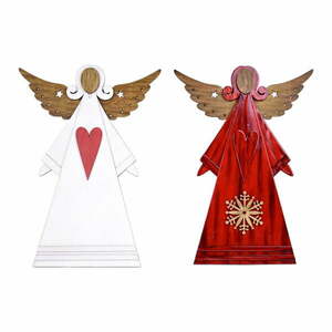 Zestaw 2 figurek świątecznych Ego Dekor Angel Curl obraz
