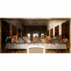 Reprodukcja obrazu Leonarda da Vinci – The Last Supper, 80x40 cm obraz