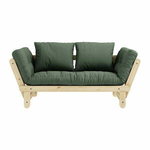 Sofa rozkładana Karup Design Beat Natural Clear/Olive Green obraz