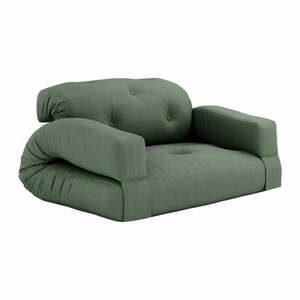 Sofa rozkładana z zielonym obiciem Karup Design Hippo Olive Green obraz