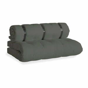 Ciemnoszara sofa rozkładana odpowiednia na zewnątrz Karup Design OUT™ Buckle Up Dark Grey obraz