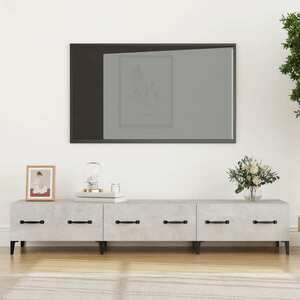 vidaXL Szafka pod TV, szarość betonu, 150x34, 5x30 cm obraz